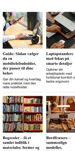 Anteprima del sito drengesind.dk, media di Danimarca per articoli sponsorizzati