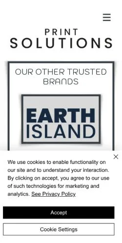 스폰서 기사용 영국 매체 Print and Packaging Industry News 사이트 미리보기