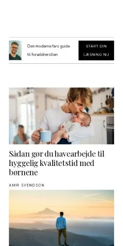 Förhandsvisning av webbplatsen farskamp.dk, medium i Danmark för sponsrade artiklar