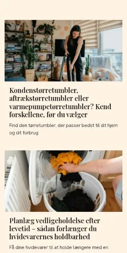 Anteprima del sito findhvidevarer.dk, media di Danimarca per articoli sponsorizzati