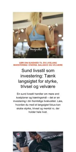 Anteprima del sito fitnessmakker.dk, media di Danimarca per articoli sponsorizzati