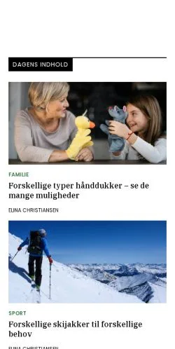 Anteprima del sito frederiksbergtid.dk, media di Danimarca per articoli sponsorizzati