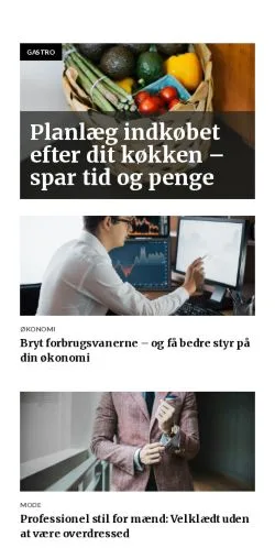 Forhåndsvisning af godetips.dk, medie fra Danmark til sponsorerede artikler