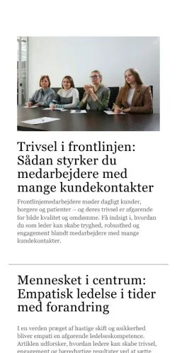 Anteprima del sito godrekruttering.dk, media di Danimarca per articoli sponsorizzati