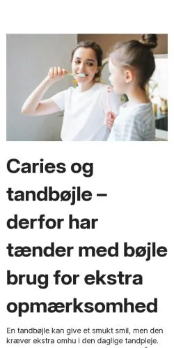 Anteprima del sito godtandpleje.dk, media di Danimarca per articoli sponsorizzati