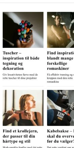 Anteprima del sito hobroguiden.dk, media di Danimarca per articoli sponsorizzati
