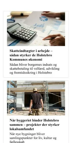 Anteprima del sito holstebroavisen.dk, media di Danimarca per articoli sponsorizzati