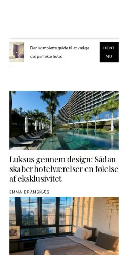 Anteprima del sito hoteltip.dk, media di Danimarca per articoli sponsorizzati