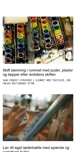 Anteprima del sito kreatimen.dk, media di Danimarca per articoli sponsorizzati
