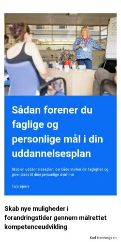 Anteprima del sito kursusluppen.dk, media di Danimarca per articoli sponsorizzati