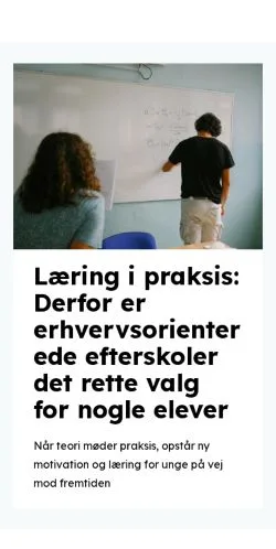 Podgląd witryny lokalefterskole.dk, medium z kraju Dania do artykułów sponsorowanych