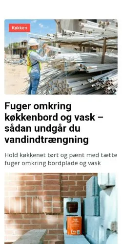 Anteprima del sito lokalematerialer.dk, media di Danimarca per articoli sponsorizzati