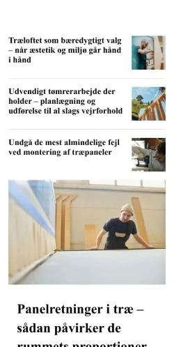 Anteprima del sito lokaltoemrer.dk, media di Danimarca per articoli sponsorizzati
