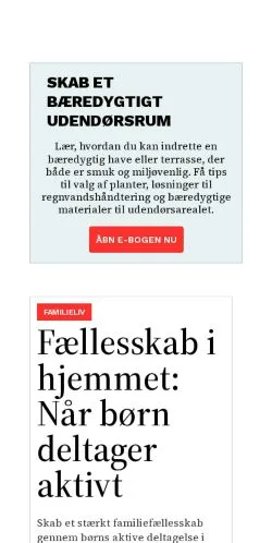Anteprima del sito miniaturebolig.dk, media di Danimarca per articoli sponsorizzati