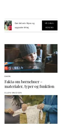 Forhåndsvisning af modeguru.dk, medie fra Danmark til sponsorerede artikler