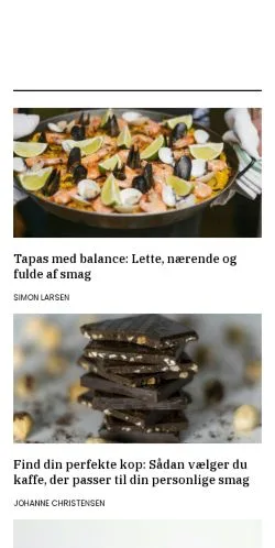 Anteprima del sito nydelikatesse.dk, media di Danimarca per articoli sponsorizzati