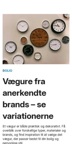 Podgląd witryny omhorsens.dk, medium z kraju Dania do artykułów sponsorowanych