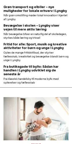 Anteprima del sito omlyngby.dk, media di Danimarca per articoli sponsorizzati