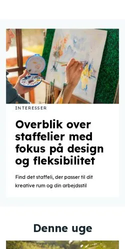Anteprima del sito onlinefamilie.dk, media di Danimarca per articoli sponsorizzati