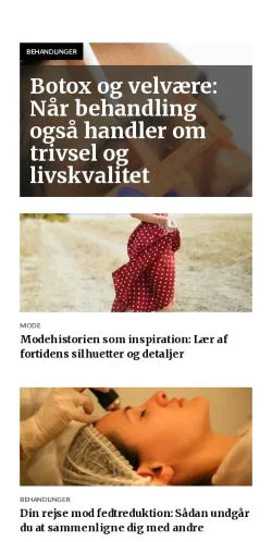 Anteprima del sito onlybeauty.dk, media di Danimarca per articoli sponsorizzati