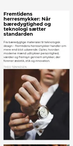Podgląd witryny smykkefristelser.dk, medium z kraju Dania do artykułów sponsorowanych