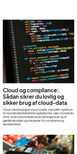 Podgląd witryny softwarespejder.dk, medium z kraju Dania do artykułów sponsorowanych