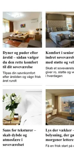 Vista previa del sitio soverum.dk, medio de Dinamarca para artículos patrocinados