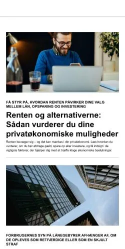 Anteprima del sito sparlaan.dk, media di Danimarca per articoli sponsorizzati