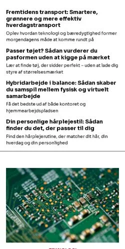 Forhåndsvisning av nettstedet spotguide.dk, medium fra Danmark for sponsede artikler