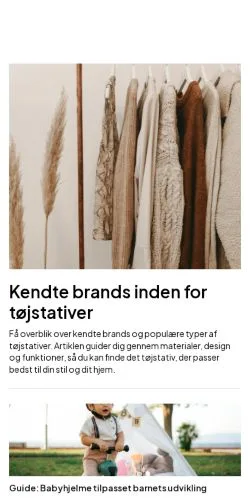 Preview of the stylehunt.dk website, a media outlet in Denmark for sponsored articles
