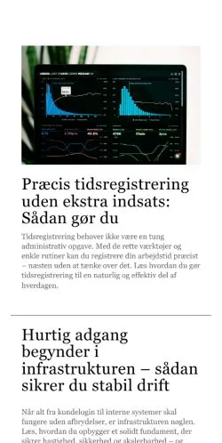 Forhåndsvisning af systemerne.dk, medie fra Danmark til sponsorerede artikler