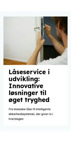 Pré-visualização do site tryghjemme.dk, meio de Dinamarca para artigos patrocinados