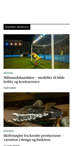 Anteprima del sito valbyfokus.dk, media di Danimarca per articoli sponsorizzati