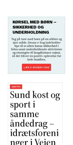 Podgląd witryny vejentidende.dk, medium z kraju Dania do artykułów sponsorowanych