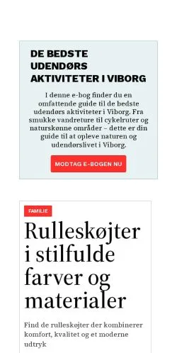 Anteprima del sito viborgsnak.dk, media di Danimarca per articoli sponsorizzati