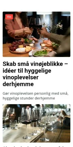 Anteprima del sito vinvognen.dk, media di Danimarca per articoli sponsorizzati