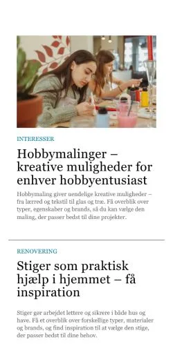 Podgląd witryny vorestaastrup.dk, medium z kraju Dania do artykułów sponsorowanych