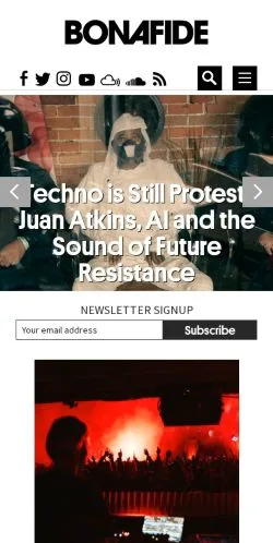 Vista previa del sitio Bonafide Mag, medio de Estados Unidos para artículos patrocinados