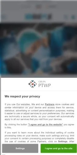 Anteprima del sito InfoDENT24, media di Polonia per articoli sponsorizzati