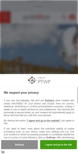 スポンサード記事向けのポーランドメディア、PulsHRのサイトプレビュー