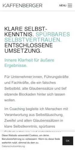 Podgląd witryny marcelkaffenberger, medium z kraju Niemcy do artykułów sponsorowanych