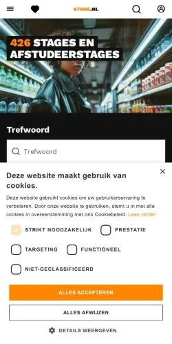 スポンサード記事向けのオランダメディア、Stageのサイトプレビュー
