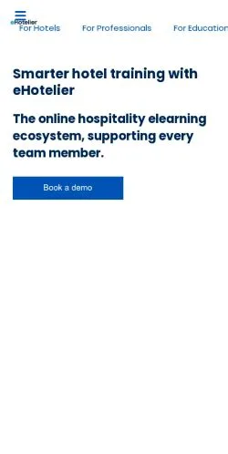 Preview of the eHotelier website, a media outlet in Australia for sponsored articles