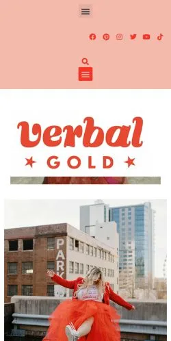 Anteprima del sito Verbal Gold Blog, media di Stati Uniti per articoli sponsorizzati