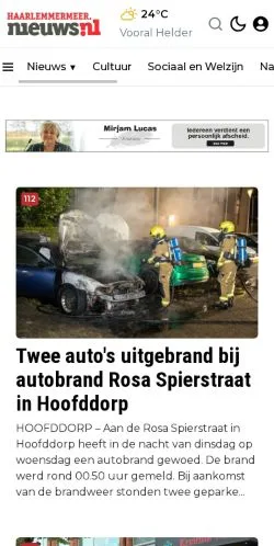 Anteprima del sito Haarlemmermeer, media di Paesi Bassi per articoli sponsorizzati