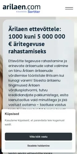 Aperçu du site Arilaen, média de États-Unis pour articles sponsorisés