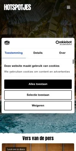 Anteprima del sito Hotspotjes, media di Paesi Bassi per articoli sponsorizzati