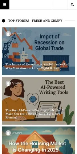 Aperçu du site Tribune Feed, média de États-Unis pour articles sponsorisés