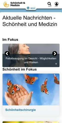 Anteprima del sito Schönheitschirurgie, media di Germania per articoli sponsorizzati