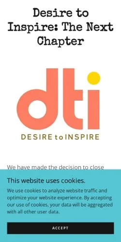 스폰서 기사용 캐나다 매체 Desire to Inspire 사이트 미리보기
